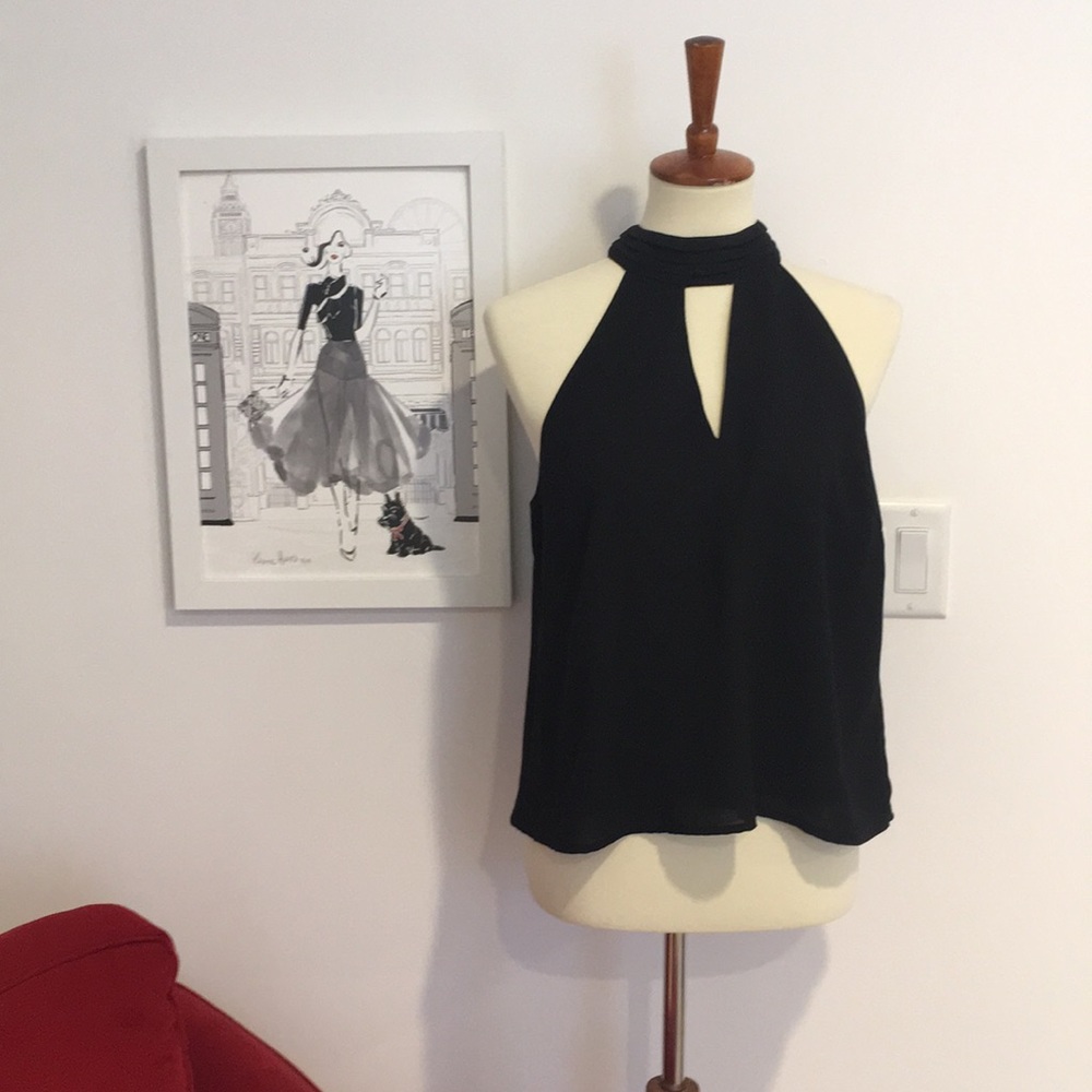 Lulu’s High Neck Blouse